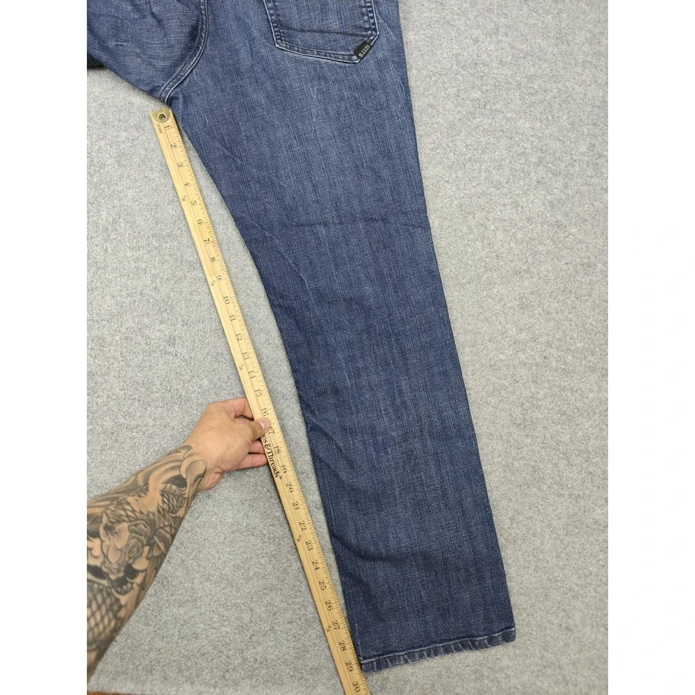 5.11 Tactical Jeans Mens 34x32 Blue Medium Wash Regular Straight Denim Pants